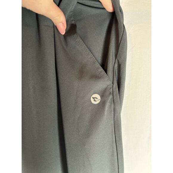 Baleaf Women's 2XL UPF 50+ Wide leg Hiking Pants Gray Water Resistant Pockets - Picture 4 of 10